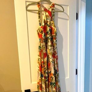 Long patterned dress